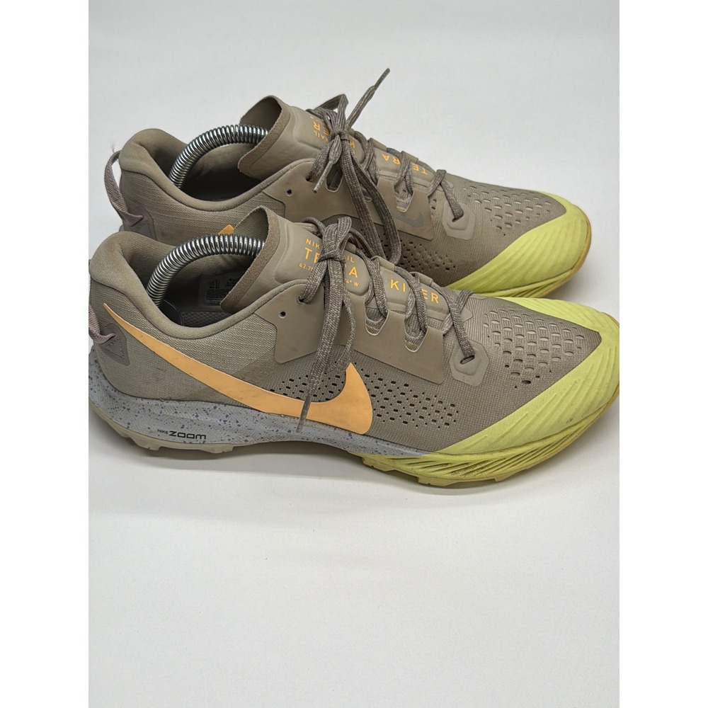 Nike Air Zoom Terra Kiger Trail Running Shoes Women Tan Orange Yellow Size 10